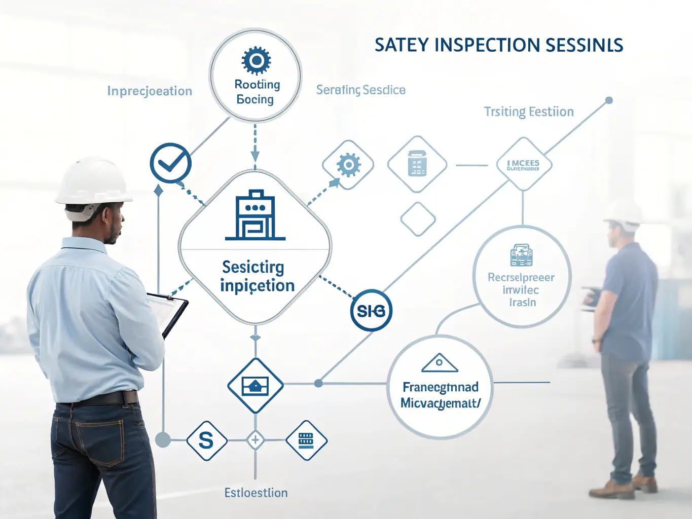A visual representation of best practices and standards, such as a flowchart or infographic, illustrating the adherence to high standards encouraged by ICCAA Network's certification.